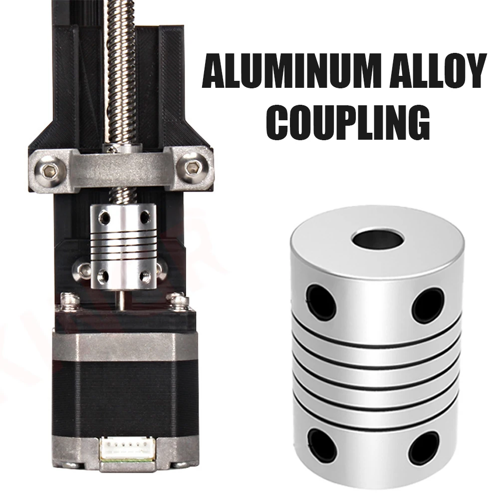 New D19L25 Coupler 3D Printer Parts Motor Jaw Shaft Coupler Flexible Coupling Aluminium CNC Motor Connector For T8 Lead Screw
New D19L25 Coupler 3D Printer Parts Motor Jaw Shaft Coupler Flexible Coupling Aluminium CNC Motor Connector For T8 Lead Screw