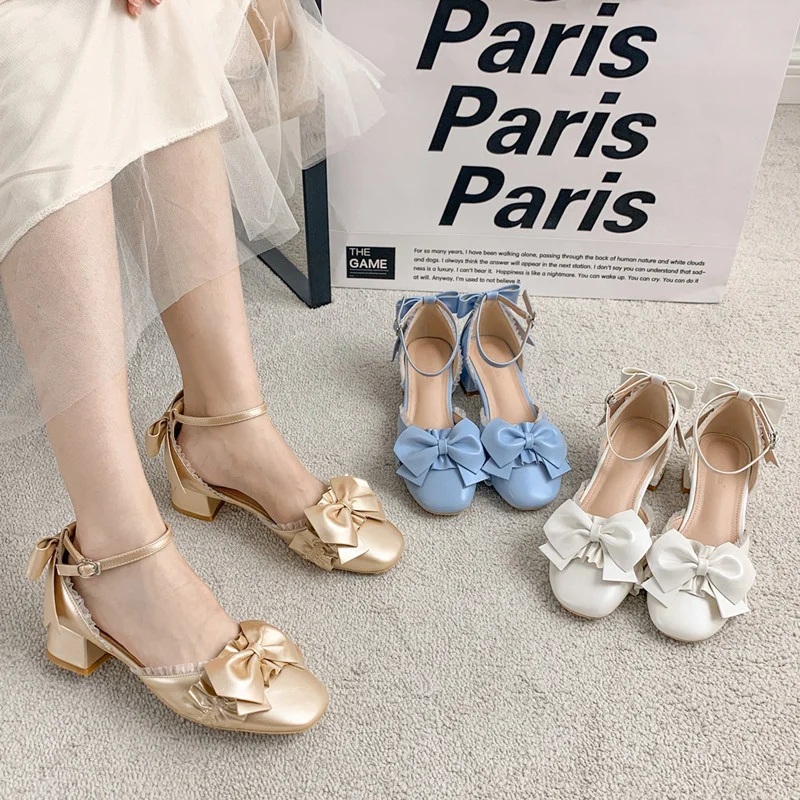 Весна 2021, новая японская обувь Мэри Джейн с бантом. Женские туфли на среднем каблуке с пряжкой
Весна 2021, новая японская обувь Мэри Джейн с бантом. Женские туфли на среднем каблуке с пряжкой
