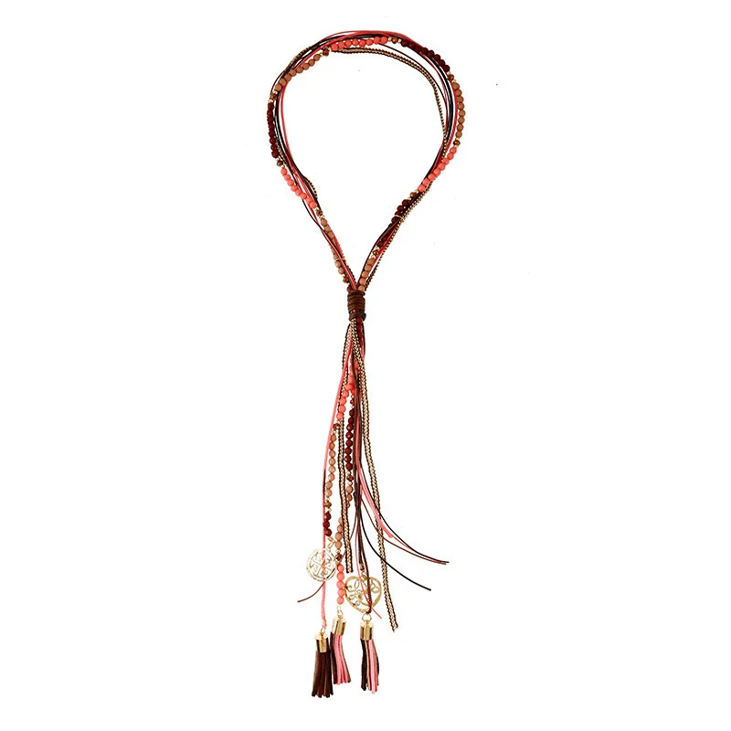 The New Fashion Women's Exaggerated Bohemian Style Long Round Bead Tassel Necklace Jewelry Accessories Wholesale
The New Fashion Women's Exaggerated Bohemian Style Long Round Bead Tassel Necklace Jewelry Accessories Wholesale