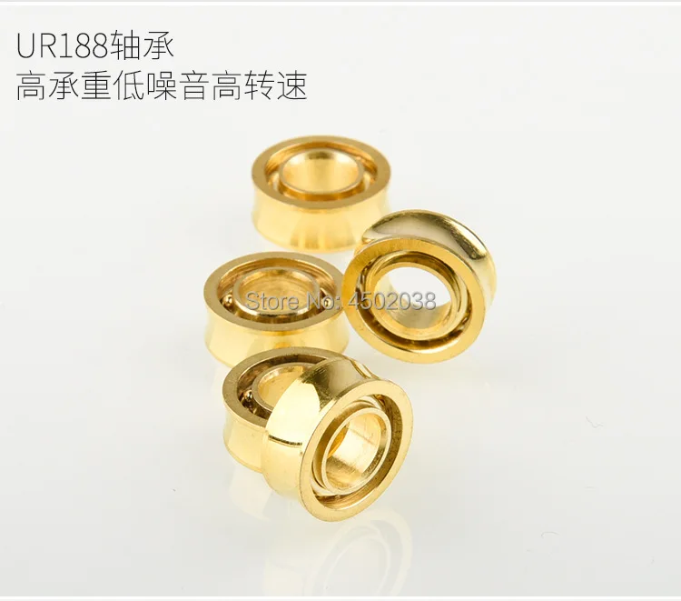 10pcs/lot Gold-plated R188KK bearings Super long idling 10 balls UR188 UR188KK bearing 6.35x12.7x4.762mm Yo-Yo Ball Bearing
10pcs/lot Gold-plated R188KK bearings Super long idling 10 balls UR188 UR188KK bearing 6.35x12.7x4.762mm Yo-Yo Ball Bearing