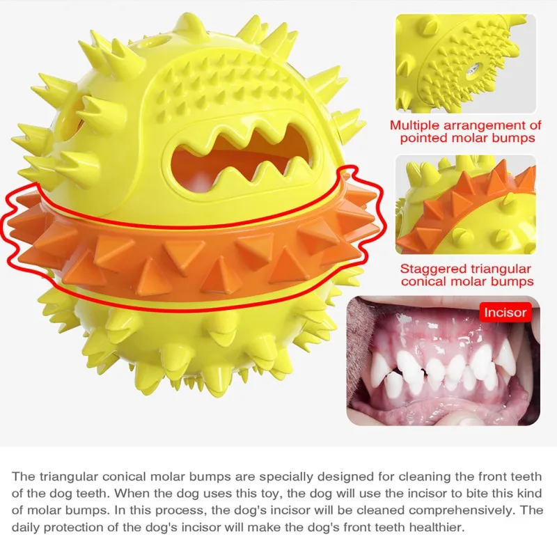 Pet Dog Toys Screaming Toy Funny Interactive Elasticity Ball Dog Chew Toy For Dog Tooth Clean Ball Food Extra-tough Rubber Ball
Pet Dog Toys Screaming Toy Funny Interactive Elasticity Ball Dog Chew Toy For Dog Tooth Clean Ball Food Extra-tough Rubber Ball