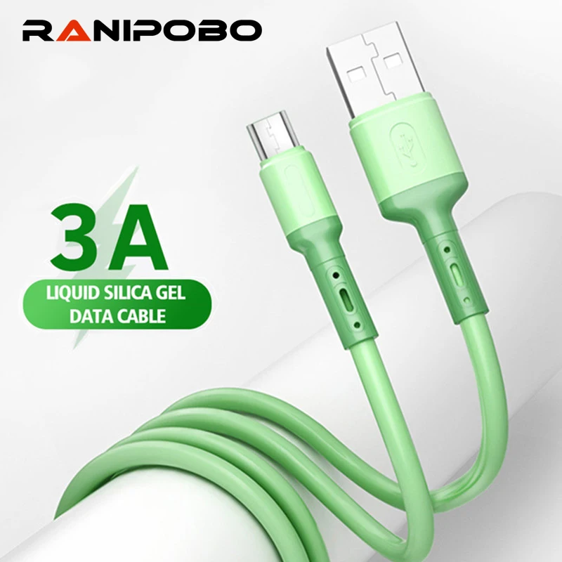New 3A USB Charging Data Cable Soft Silicone USB Cable For Mobile Phone Fast Charging Micro Cable For Phone Data Charging Wire
New 3A USB Charging Data Cable Soft Silicone USB Cable For Mobile Phone Fast Charging Micro Cable For Phone Data Charging Wire