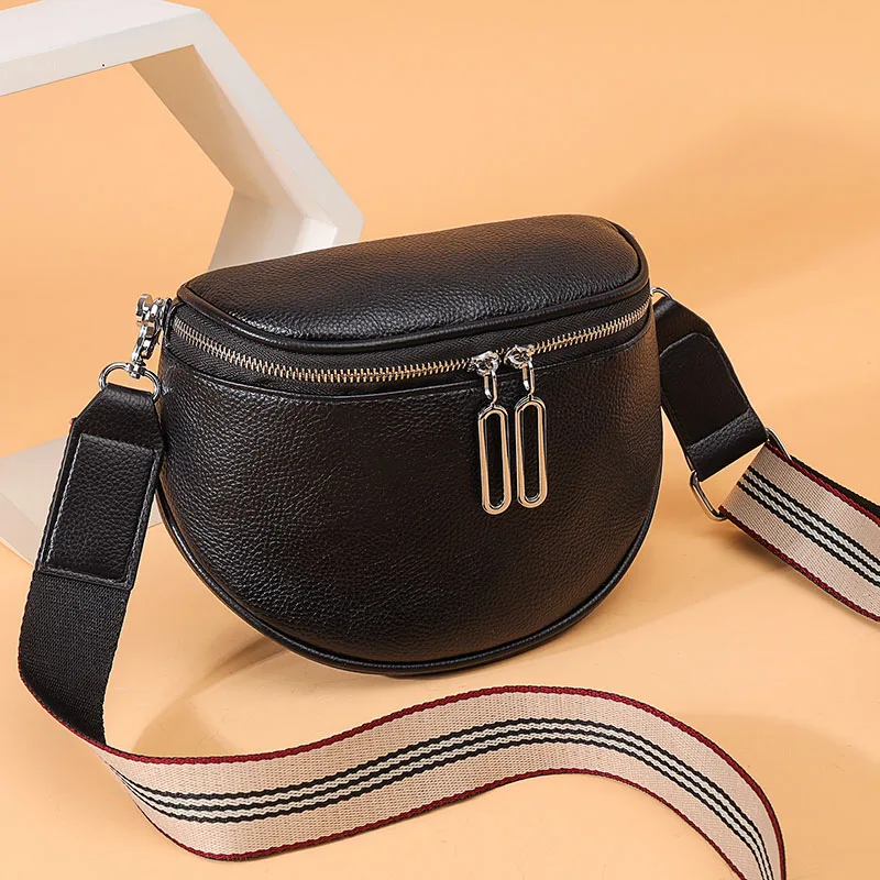Women Trendy Crossbody Bags Fashion Solid Color Wide Band Chest Pack Quality Leather Phone Banana Bags Brand Designer Handbags
Women Trendy Crossbody Bags Fashion Solid Color Wide Band Chest Pack Quality Leather Phone Banana Bags Brand Designer Handbags