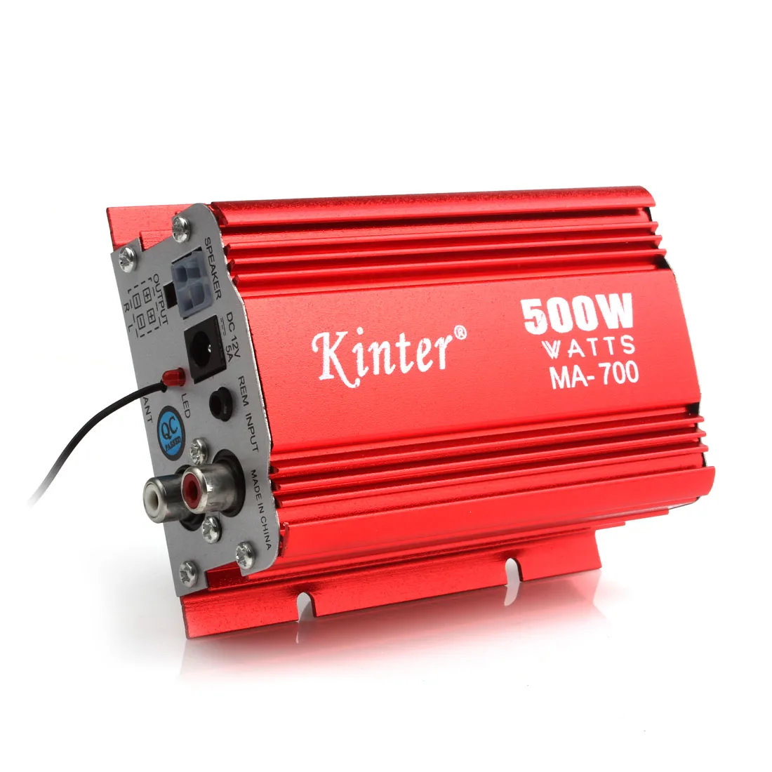 Kinter MA-700 500W Digital Car Motorcycle 2 Channels Audio AMP Amplifier FM Stereo Radio with Remote Support MP3 USB FM Input
Kinter MA-700 500W Digital Car Motorcycle 2 Channels Audio AMP Amplifier FM Stereo Radio with Remote Support MP3 USB FM Input