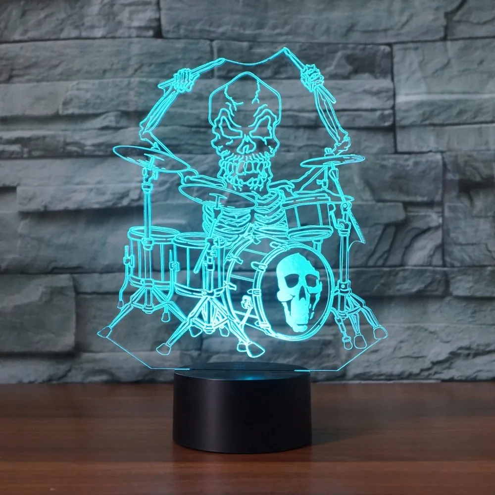 Play Drum LED RGB Night Light 7 Color Change Desk Light Action Figure PVC Kids Toys Brinquedos Christmas Gift
Play Drum LED RGB Night Light 7 Color Change Desk Light Action Figure PVC Kids Toys Brinquedos Christmas Gift