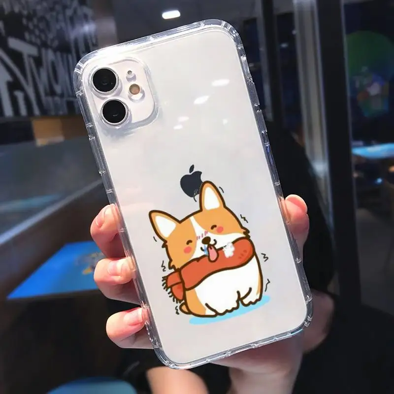 Cute corgi Phone Case Transparent soft For iphone 5 5s 5c se 6 6s 7 8 11 12 plus mini x xs xr pro max
Cute corgi Phone Case Transparent soft For iphone 5 5s 5c se 6 6s 7 8 11 12 plus mini x xs xr pro max