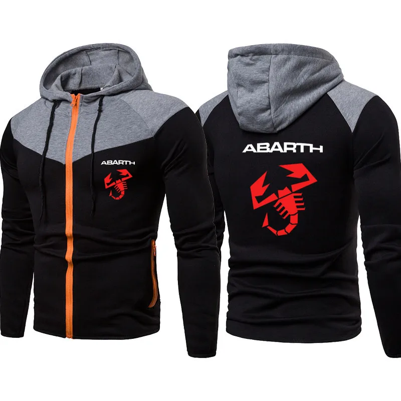 Spring Autumn Fashion casual Men's Baseball Jacket Abarth logo print Slim hooded Cotton Men's jackets trend Splicing Men's tops
Spring Autumn Fashion casual Men's Baseball Jacket Abarth logo print Slim hooded Cotton Men's jackets trend Splicing Men's tops