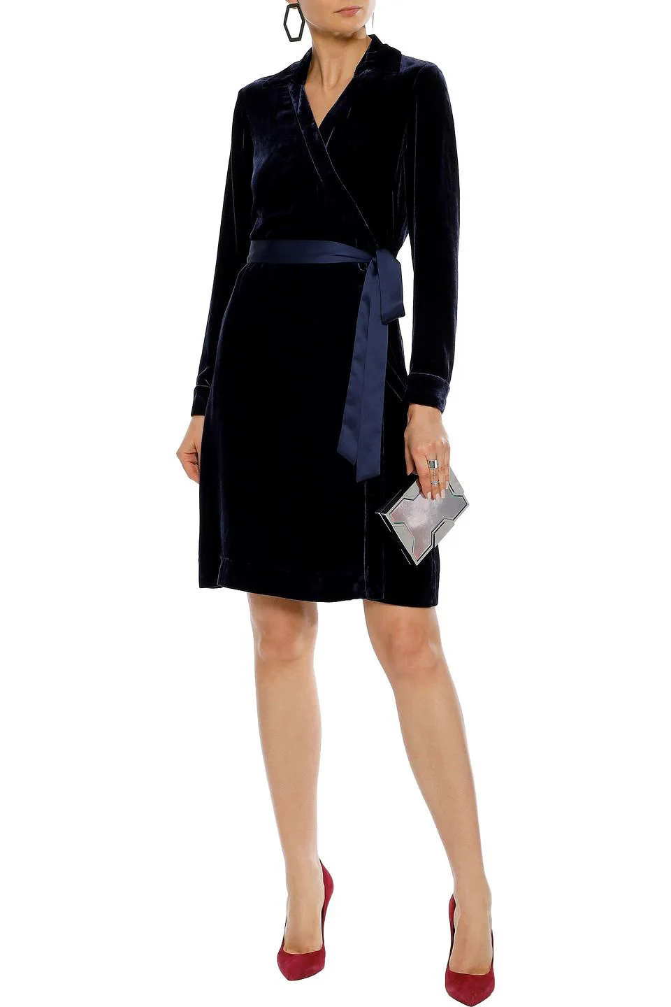 Silk Velvet Wrap Skirt Autumn and Winter Slim Fitting Golden Velvet Wrap Skirt V-neck Skirt Fashion Sexy Women's Party Dress
Silk Velvet Wrap Skirt Autumn and Winter Slim Fitting Golden Velvet Wrap Skirt V-neck Skirt Fashion Sexy Women's Party Dress