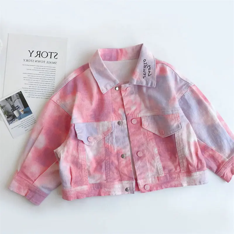 Baby Boys Girls Denim Camouflage Jacket Tie Dye Toddler Winter Kid Girls Jean Jacket Coat Button Baby Pink Outwear Clothes 1-6Y
Baby Boys Girls Denim Camouflage Jacket Tie Dye Toddler Winter Kid Girls Jean Jacket Coat Button Baby Pink Outwear Clothes 1-6Y
