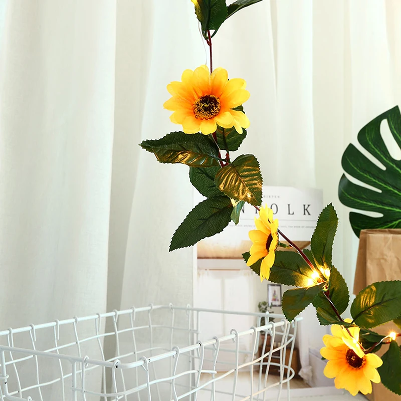 2.2m 30 Lights Simulation Sunflower Rattan String Light Artificial Flower Decorative Atmospheres String Lights VJ-Drop
2.2m 30 Lights Simulation Sunflower Rattan String Light Artificial Flower Decorative Atmospheres String Lights VJ-Drop