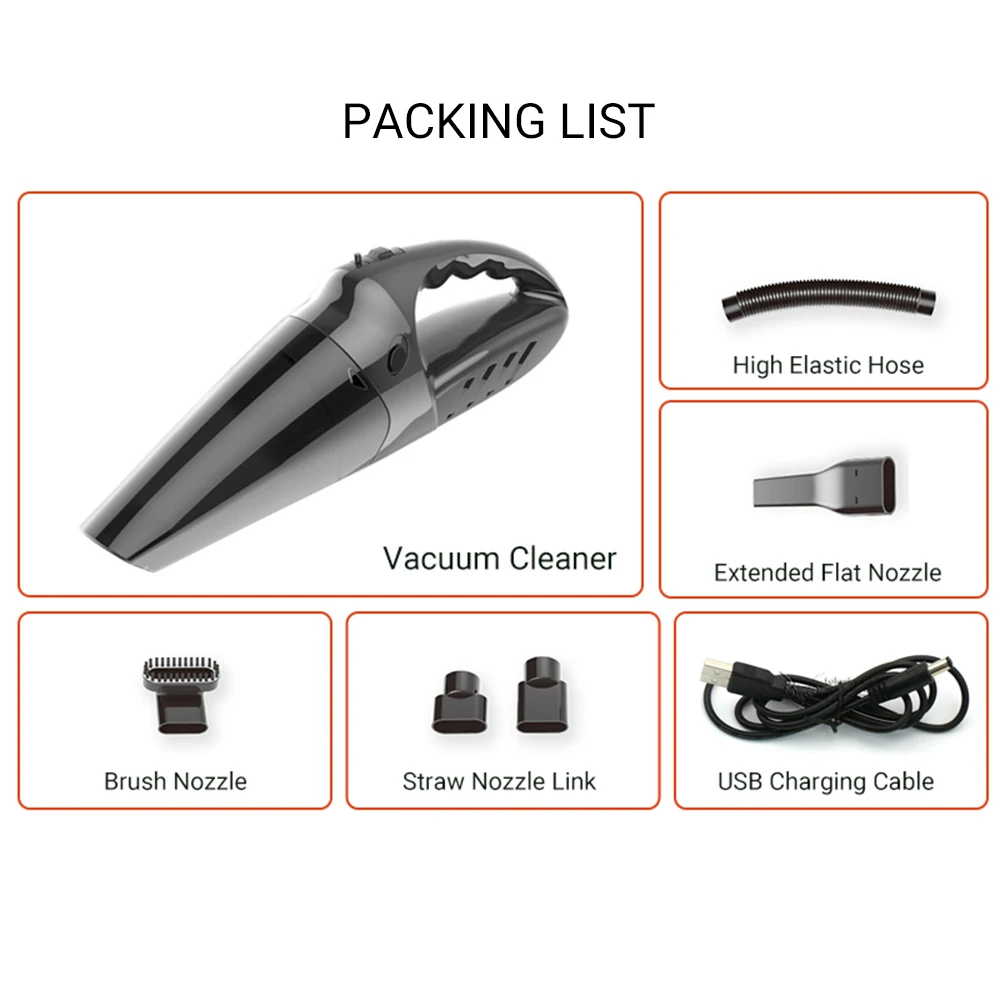 4500Pa Smart Vacuum Cleaner Strong Suction Vacuuming Sweeping Wireless USB Charging Dust Collector Ideal for Home Car Cleaning
4500Pa Smart Vacuum Cleaner Strong Suction Vacuuming Sweeping Wireless USB Charging Dust Collector Ideal for Home Car Cleaning