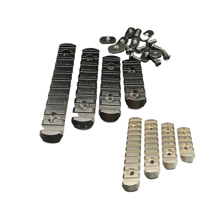 4Pcs/Set 5 7 11 Slot 20mm Picatinny MLOK Airsoft Accessories Black Gold Screws Plates For Metal Nylon Hand Guards Hunt Tactical
4Pcs/Set 5 7 11 Slot 20mm Picatinny MLOK Airsoft Accessories Black Gold Screws Plates For Metal Nylon Hand Guards Hunt Tactical