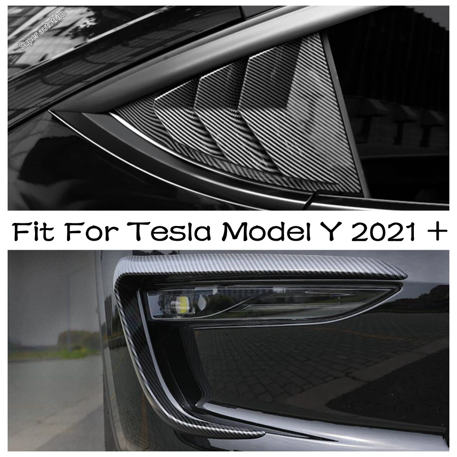 Exterior Parts For Tesla Model Y 2021 2022 Rear Quarter Window Louvers / Fog Light Eyelid Decoration Cover Trim Strips Stickers
Exterior Parts For Tesla Model Y 2021 2022 Rear Quarter Window Louvers / Fog Light Eyelid Decoration Cover Trim Strips Stickers