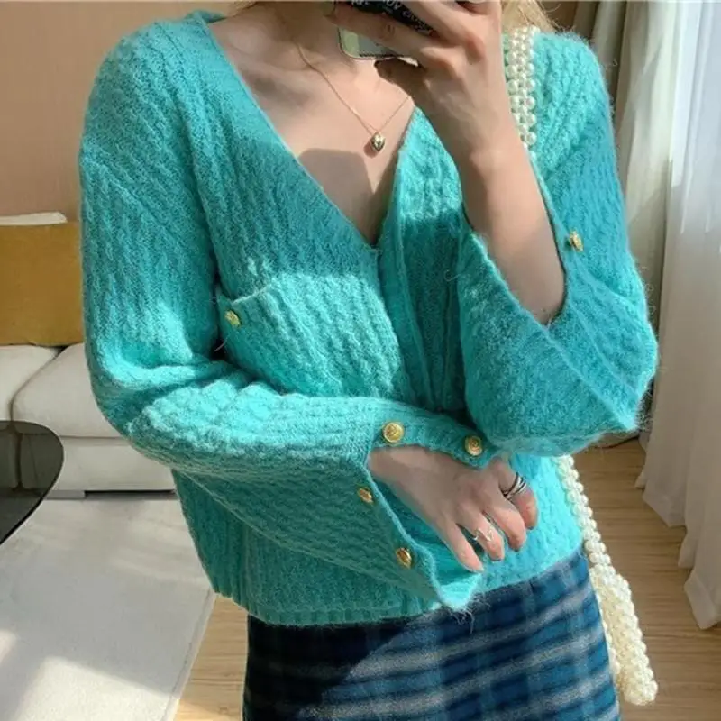 2021 New Knit Cardigan Sweater V-Neck Harajuku Vintage Elegant Black Sweaters For Women Fashion Long Sleeve Blouses Y2k Clothes
2021 New Knit Cardigan Sweater V-Neck Harajuku Vintage Elegant Black Sweaters For Women Fashion Long Sleeve Blouses Y2k Clothes