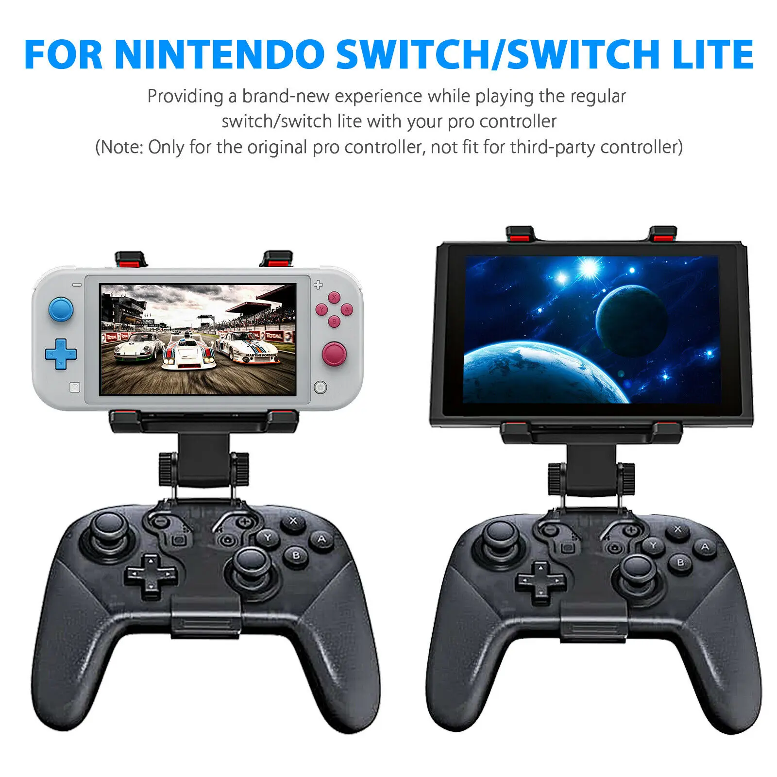 Adjustable Clip Clamp Stand Mount for Nintendo Switch/Switch Lite Pro Controller#50
Adjustable Clip Clamp Stand Mount for Nintendo Switch/Switch Lite Pro Controller#50