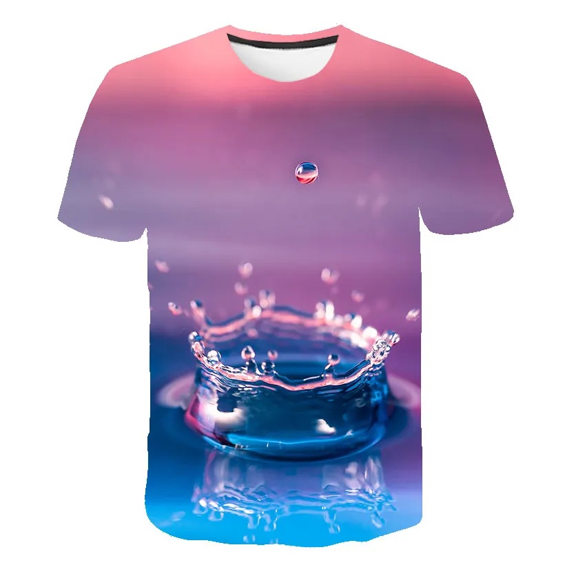 New 3D Raindrop Pattern Men t-shirt 2021 Summer Fashion Water Droplets Graphic t shirts Round Neck Casual Print T-shirt Top
New 3D Raindrop Pattern Men t-shirt 2021 Summer Fashion Water Droplets Graphic t shirts Round Neck Casual Print T-shirt Top
