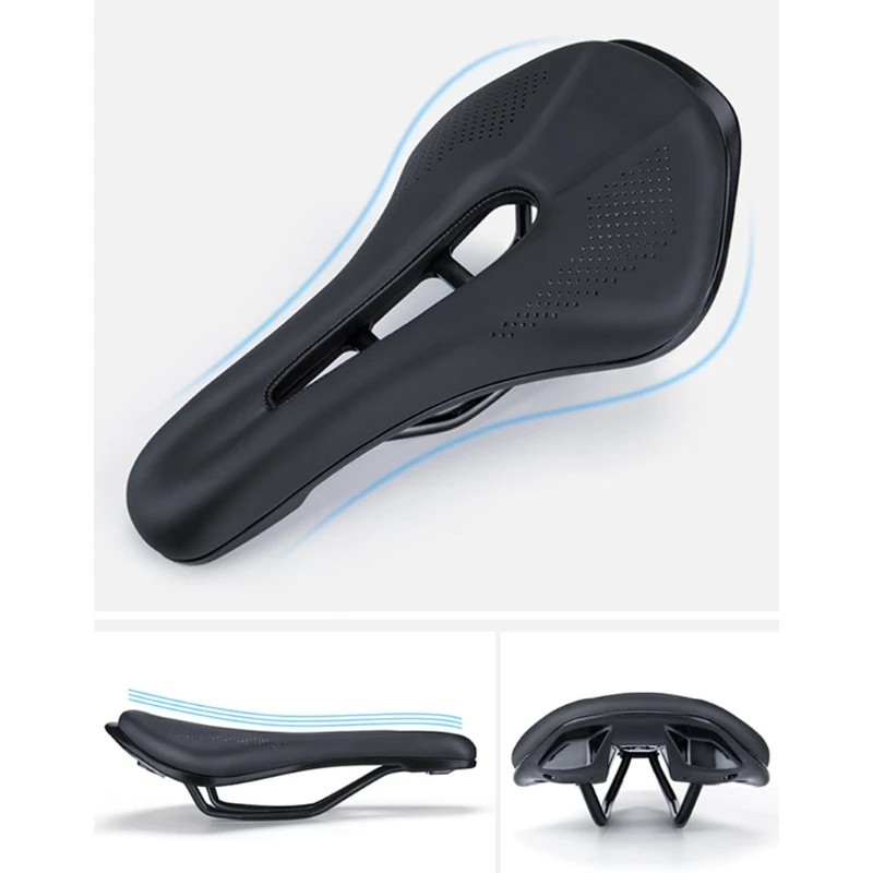 Hollow Ultralight Mountain Bike Saddle Anti-Slip Comfort Bike Seat Breathable 24BD 
Hollow Ultralight Mountain Bike Saddle Anti-Slip Comfort Bike Seat Breathable 24BD