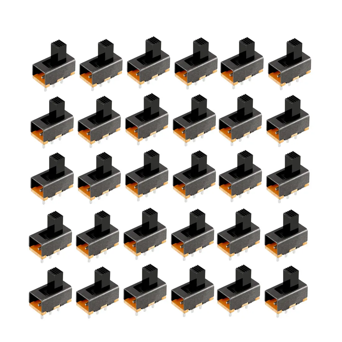 uxcell 30Pcs 4mm Vertical Slide Switch SPDT 1P2T 3 Terminals PCB Panel Latching DC50V
uxcell 30Pcs 4mm Vertical Slide Switch SPDT 1P2T 3 Terminals PCB Panel Latching DC50V