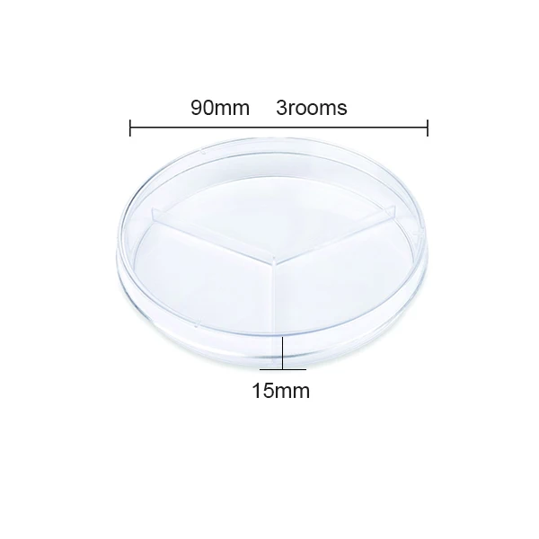 90mm 90x15mm sizes 3rooms sterile plastic disposable different sizes lab petri dish
90mm 90x15mm sizes 3rooms sterile plastic disposable different sizes lab petri dish