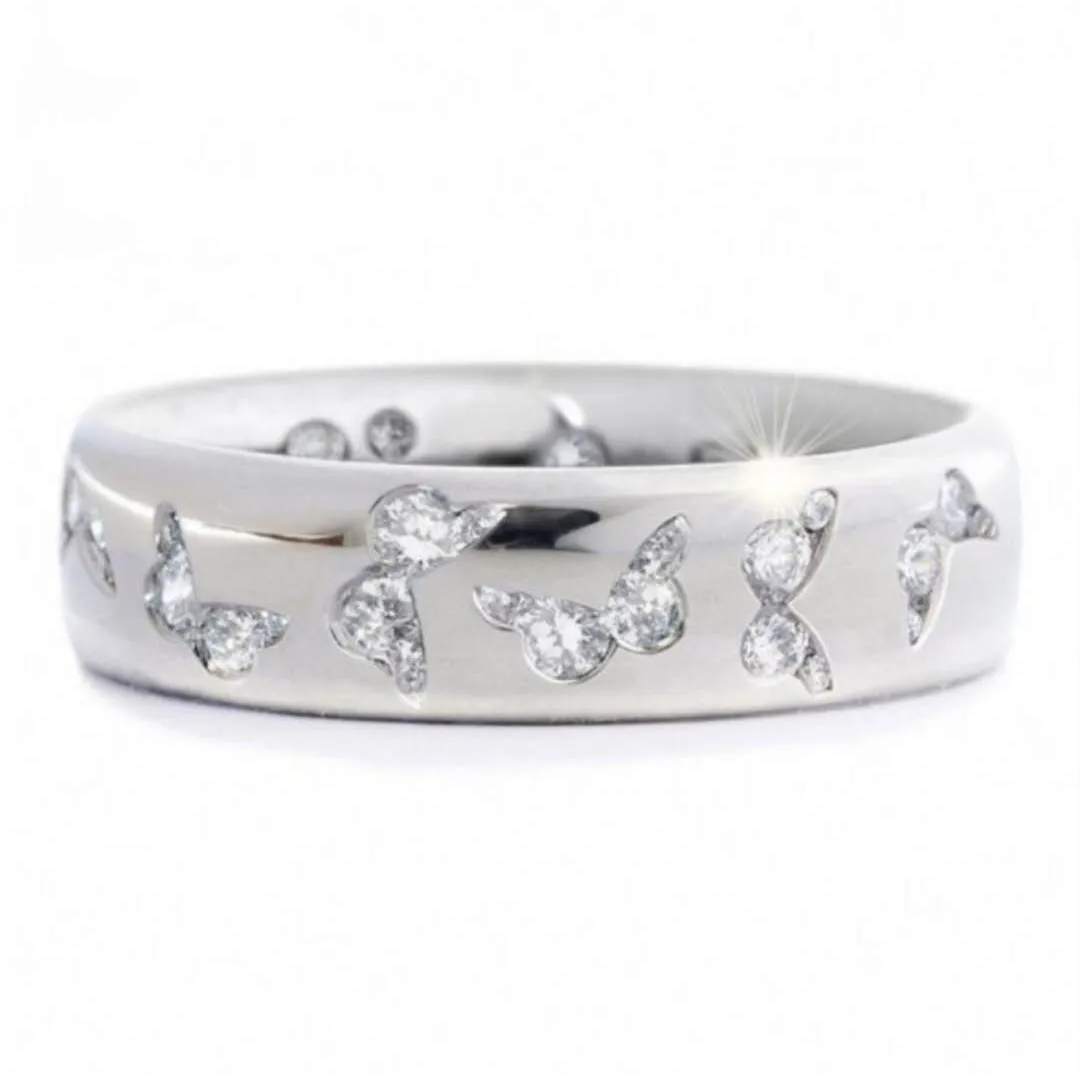 WANGAIYAO new exquisite butterfly inlaid mixed color zircon ring ladies cute wind ring
WANGAIYAO new exquisite butterfly inlaid mixed color zircon ring ladies cute wind ring