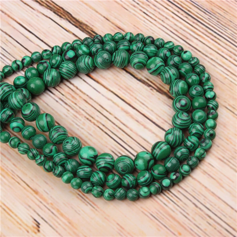 Wholesale Green Malachite 4/6/8/10/12mm Natural Loose Beads Round Jewelry Bracelet Necklace DIY Production
Wholesale Green Malachite 4/6/8/10/12mm Natural Loose Beads Round Jewelry Bracelet Necklace DIY Production