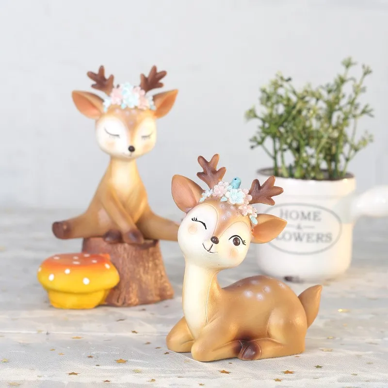Resin Crafts Sika Deer Cartoon Mascot Car Decoration Deer Small Ornaments for Home Car Dashboard Decorations
Resin Crafts Sika Deer Cartoon Mascot Car Decoration Deer Small Ornaments for Home Car Dashboard Decorations