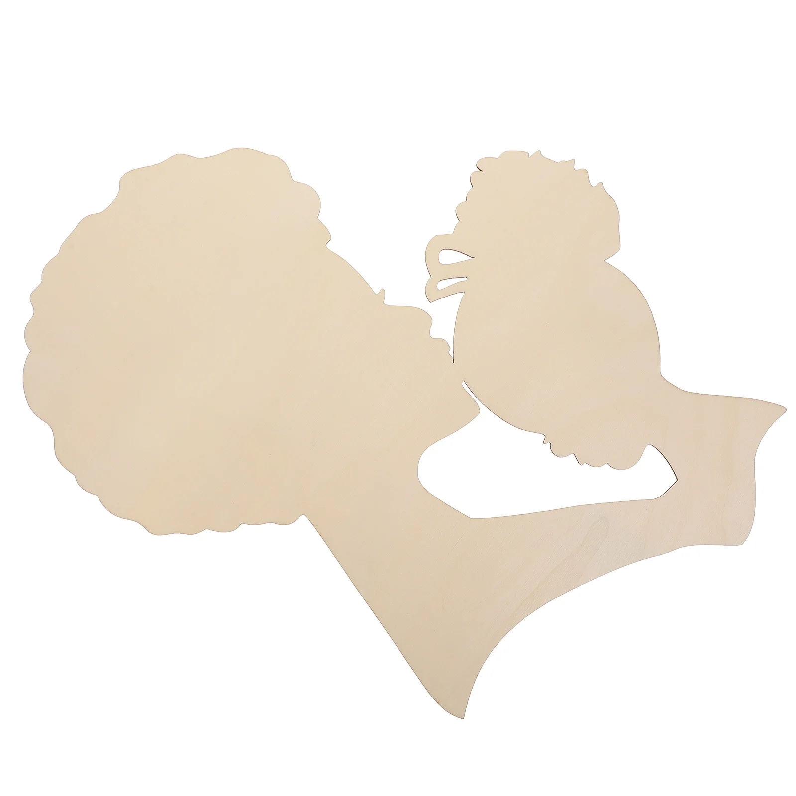 Unfinished Blank Wooden Chip Cutout with Wreath Head Mold for Mother's Day 
Unfinished Blank Wooden Chip Cutout with Wreath Head Mold for Mother's Day