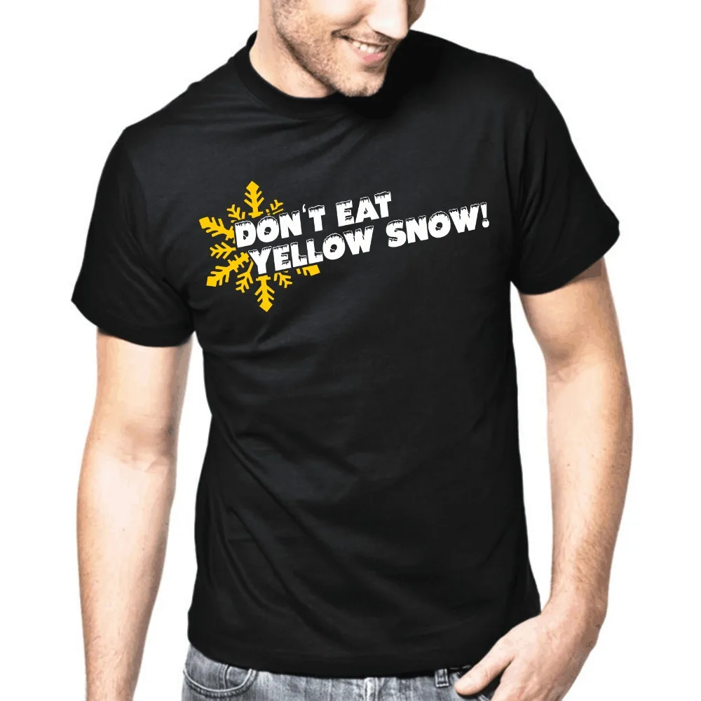 Funny Don't Eat Yellow Snow T-Shirt. Summer Cotton Short Sleeve O-Neck Mens T Shirt New S-3XL
Funny Don't Eat Yellow Snow T-Shirt. Summer Cotton Short Sleeve O-Neck Mens T Shirt New S-3XL