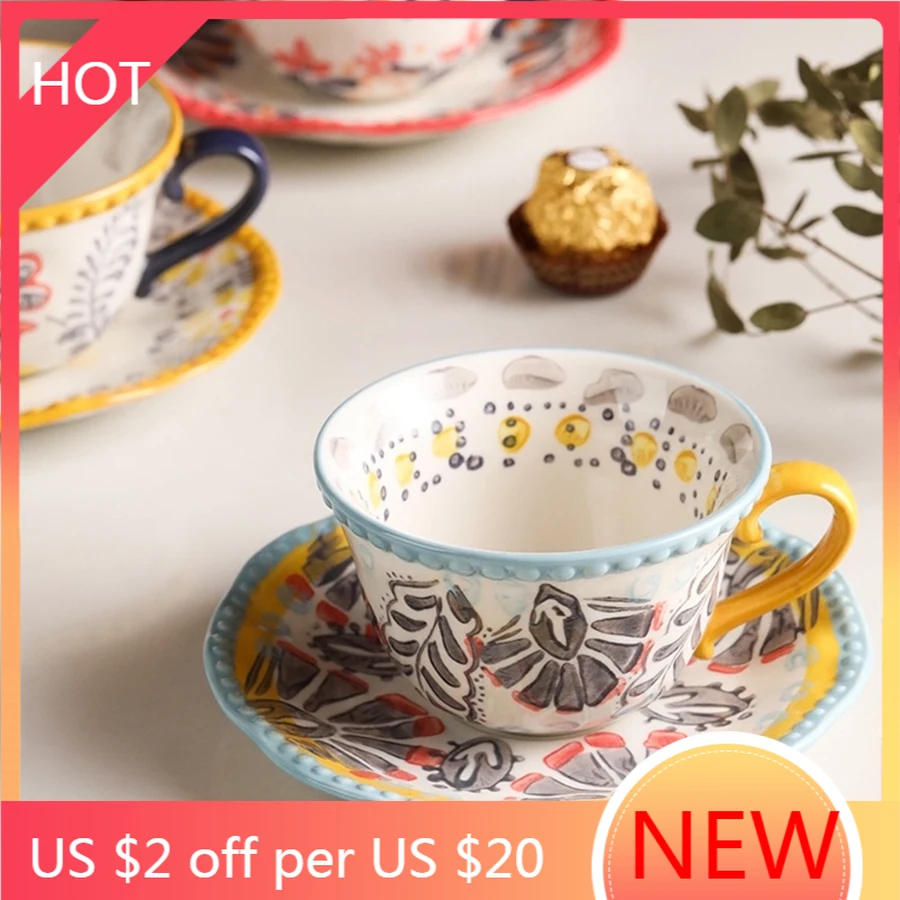 Personalized Funny Coffee Cup Floral Bulk Beautiful Fashion Dessert Cups Vintage Flower Ceramic Xicaras Afternoon Tea ZZ50BD
Personalized Funny Coffee Cup Floral Bulk Beautiful Fashion Dessert Cups Vintage Flower Ceramic Xicaras Afternoon Tea ZZ50BD