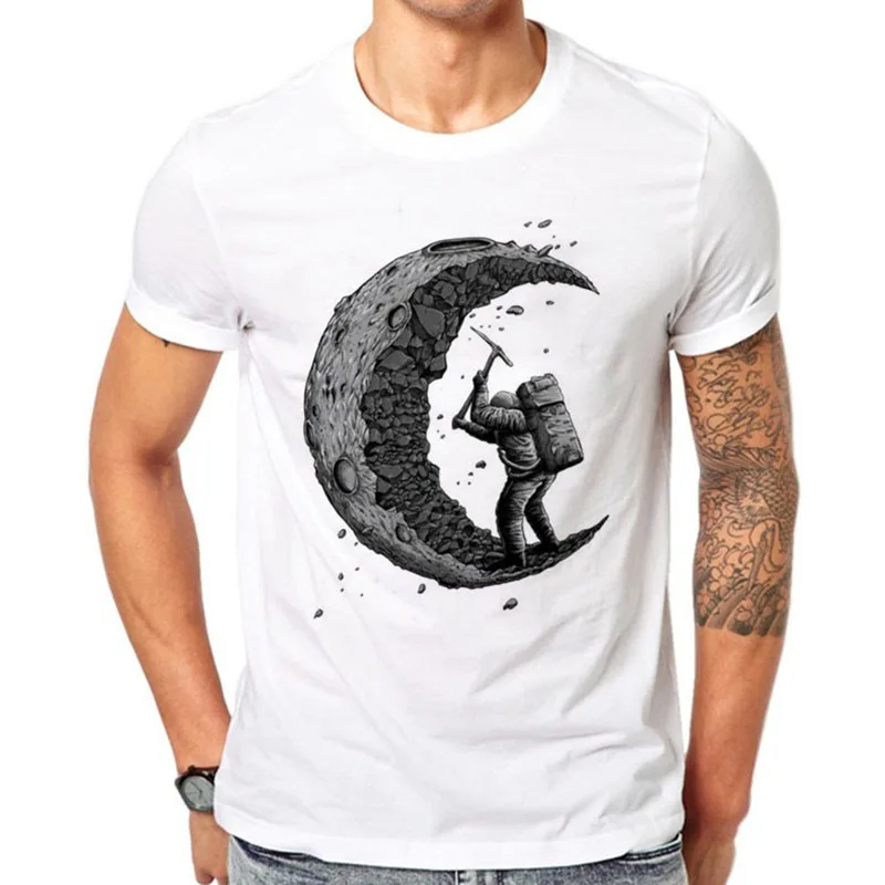 Oversized T-shirt 1 Pcs Men T-shirt Top Short Sleeve Round Collar Moon Pattern Casual for Summer Beach Men's Clothing
Oversized T-shirt 1 Pcs Men T-shirt Top Short Sleeve Round Collar Moon Pattern Casual for Summer Beach Men's Clothing