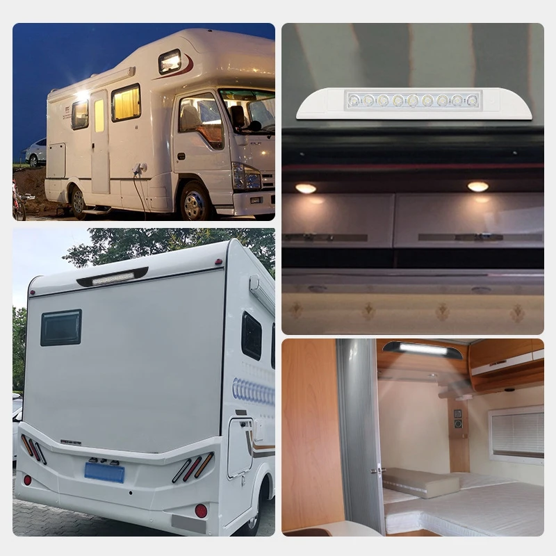 NEW-12V 4.5W LED RV Awning Light 9 LEDs IP56 Waterproof Light for Yacht Marine Caravan Camper Trailer Exterior Porch
NEW-12V 4.5W LED RV Awning Light 9 LEDs IP56 Waterproof Light for Yacht Marine Caravan Camper Trailer Exterior Porch