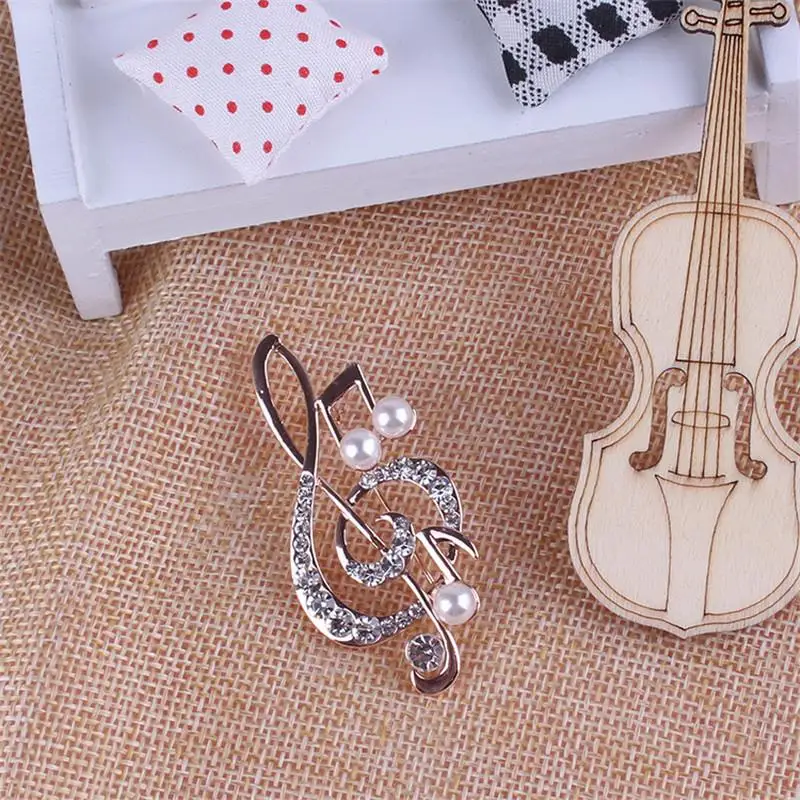 Elegant Rhinestone Music Note High-grade Lovely Crystal Brooch Fashion Jewelry Rhinestone Pin Christmas Gift 1pc
Elegant Rhinestone Music Note High-grade Lovely Crystal Brooch Fashion Jewelry Rhinestone Pin Christmas Gift 1pc