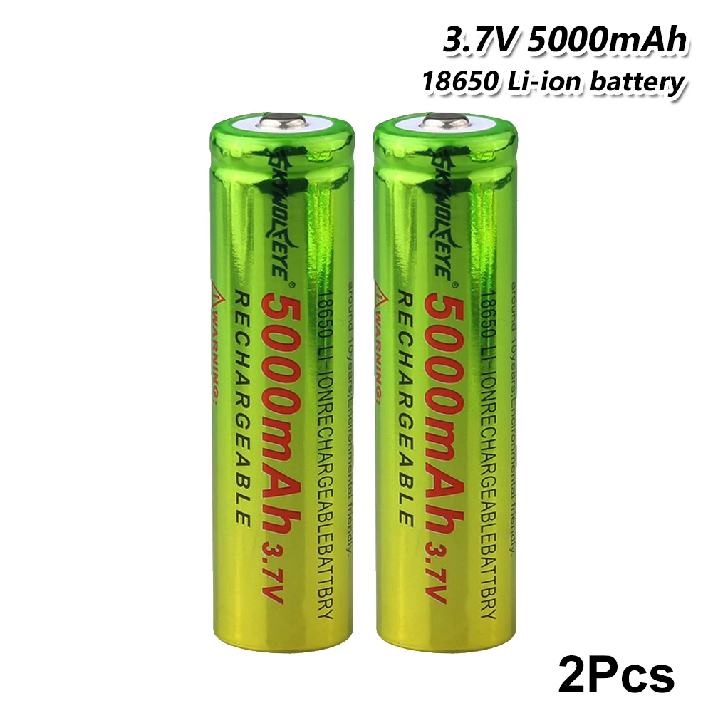 4PCS 18650 5000mAh Battery Li-ion Batteries 3.7v Rechargeable With Charger For Aerial Model Laptop Camera Mini Fan 
4PCS 18650 5000mAh Battery Li-ion Batteries 3.7v Rechargeable With Charger For Aerial Model Laptop Camera Mini Fan