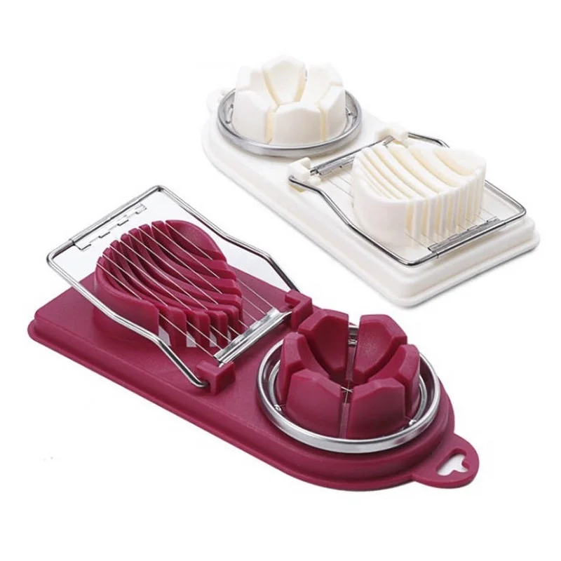 Multi-Function Egg Cutter Stainless Steel 2-in-1 Eggs Cutting Device Cheese Kiwi Banana Luncheon Meat Slicer Kitchen Tools
Multi-Function Egg Cutter Stainless Steel 2-in-1 Eggs Cutting Device Cheese Kiwi Banana Luncheon Meat Slicer Kitchen Tools
