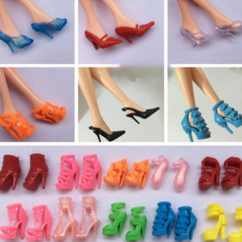 60 Pairs Shoes Fashion Mixed High Heel Sandals Slippers Doll Colorful Accessories Dress Clothes for Barbie Doll Girls Play DIY T
60 Pairs Shoes Fashion Mixed High Heel Sandals Slippers Doll Colorful Accessories Dress Clothes for Barbie Doll Girls Play DIY T