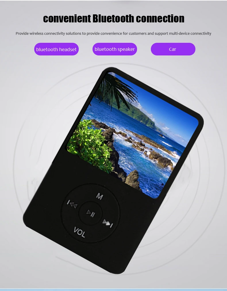 New Version Bluetooth MP3 Music Player with Loud Speaker and built-in 8GB 16GB 32GB HiFi Portable Walkman with Radio /FM/ Record
New Version Bluetooth MP3 Music Player with Loud Speaker and built-in 8GB 16GB 32GB HiFi Portable Walkman with Radio /FM/ Record