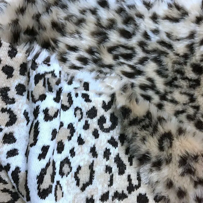 Faux Fur Fabric Leopard Jacquard Imitated Rabbit Fur Women's Clothing with Artificial Plush
Faux Fur Fabric Leopard Jacquard Imitated Rabbit Fur Women's Clothing with Artificial Plush