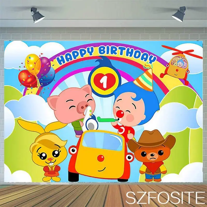 Мультяшный Радужный воздушный шар самолёт животное счастливечерние НКА декорация для детского дня рождения Декор для стола фотография реб... 
Мультяшный Радужный воздушный шар самолёт животное счастливечерние НКА декорация для детского дня рождения Декор для стола фотография реб...