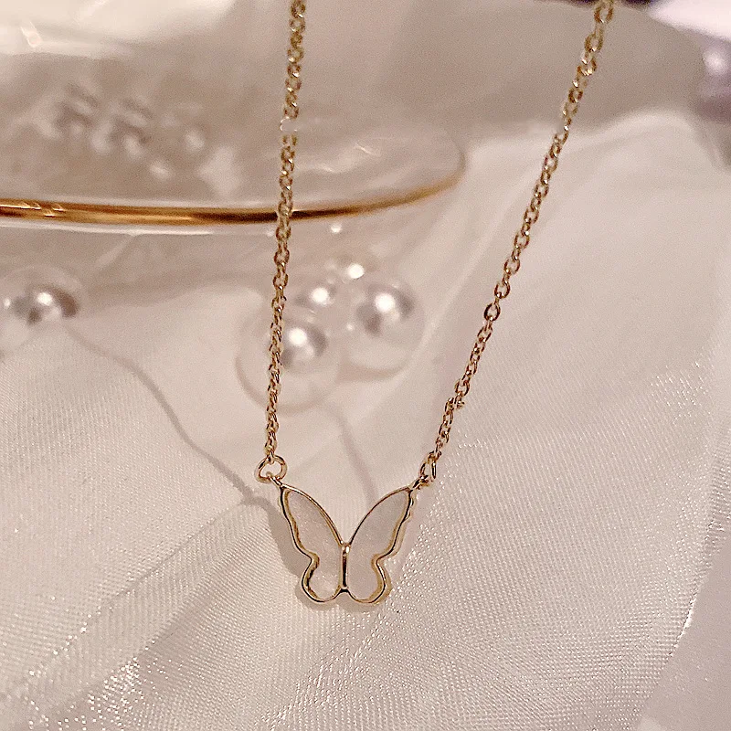 Korean Ins Personality Simple Temperament Three-dimensional Fritillaria Butterfly Pendant Small Fragrance Necklace Female
Korean Ins Personality Simple Temperament Three-dimensional Fritillaria Butterfly Pendant Small Fragrance Necklace Female