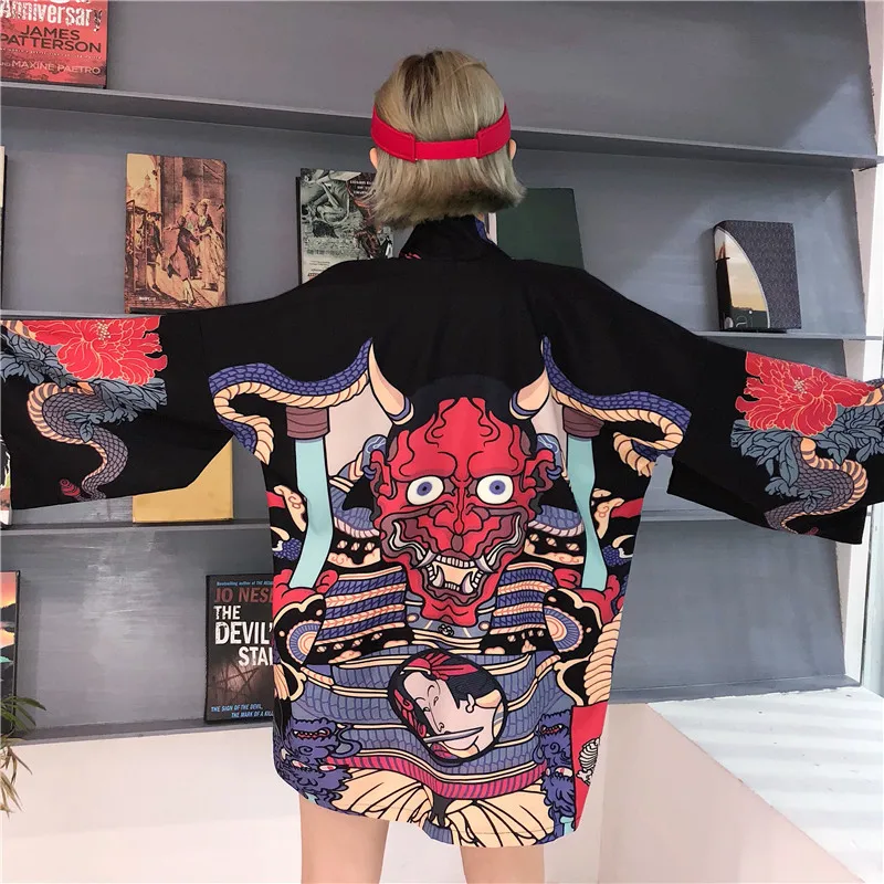 Yukata Female Kimono Cardigan Shirt Harajuku Kawaii Style Kimonos Woman 2019 Blouse Obi Haori Japanese Streetwear
Yukata Female Kimono Cardigan Shirt Harajuku Kawaii Style Kimonos Woman 2019 Blouse Obi Haori Japanese Streetwear