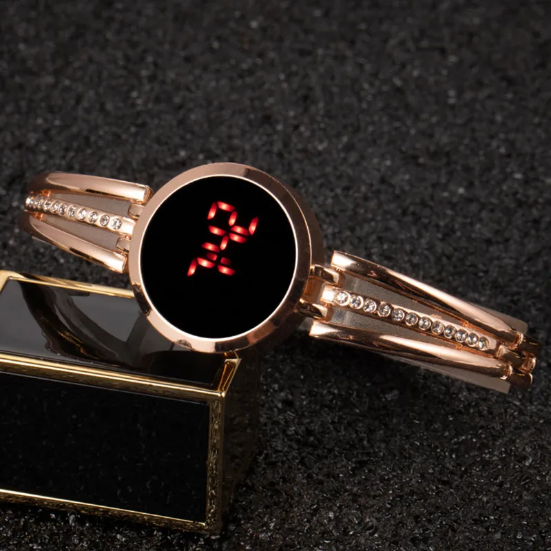 Women Luxury Bracelet Small Watches Rhinestone Dress Digital LED Electronic Wristwatches Sport Watch for Women relogio feminino
Women Luxury Bracelet Small Watches Rhinestone Dress Digital LED Electronic Wristwatches Sport Watch for Women relogio feminino