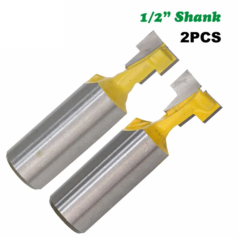2PC/Set 1/2" 12.7MM Shank Milling Cutter Wood Carving T-Slot Cutter Router Bit Hex Bolt Keyhole Milling Cutter for Wood Woodwork
2PC/Set 1/2" 12.7MM Shank Milling Cutter Wood Carving T-Slot Cutter Router Bit Hex Bolt Keyhole Milling Cutter for Wood Woodwork