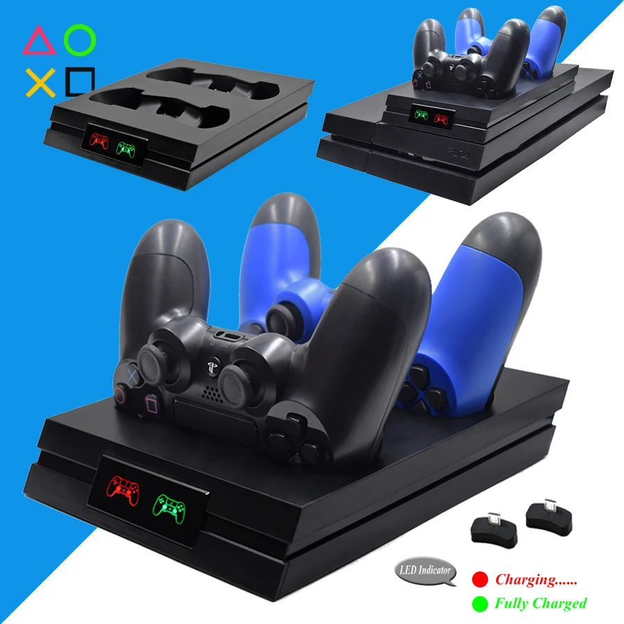 PS4 Pro Slim 2 беспроводной контроллер зарядное устройство геймпад Быстрая Зарядка