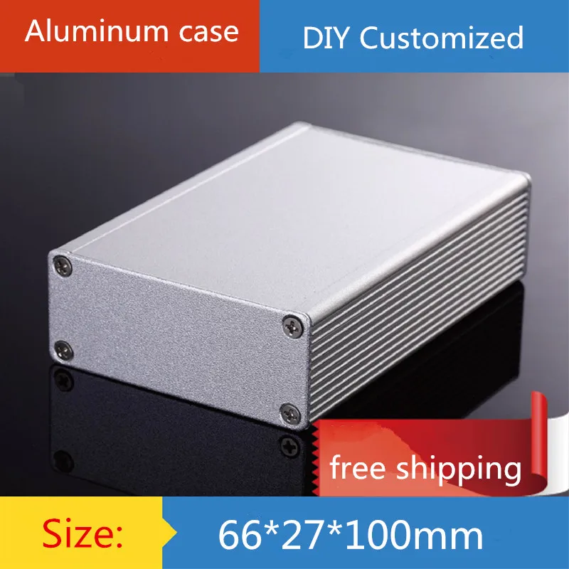 CASE 66*27*100mm Mini aluminum amplifier chassis/converter/Instrumentation/PCB circuit board case/AMP Enclosure/case/DIY box
CASE 66*27*100mm Mini aluminum amplifier chassis/converter/Instrumentation/PCB circuit board case/AMP Enclosure/case/DIY box