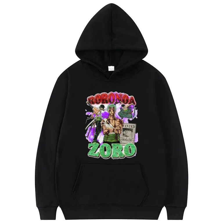 Harajuku Anime 90s One Piece Hoodie Fashion Cool Roronoa Zoro Print Hoodies Men Women Fashion Sweatshirt Long Sleeve Unisex Tops
Harajuku Anime 90s One Piece Hoodie Fashion Cool Roronoa Zoro Print Hoodies Men Women Fashion Sweatshirt Long Sleeve Unisex Tops