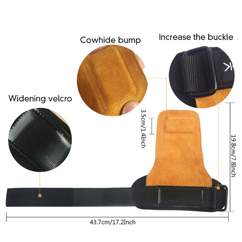 1PC Workout Fitness Gloves Palm Protection Cowhide Gym Gloves Grips Anti-Skid Weight Lifting Deadlifts
1PC Workout Fitness Gloves Palm Protection Cowhide Gym Gloves Grips Anti-Skid Weight Lifting Deadlifts