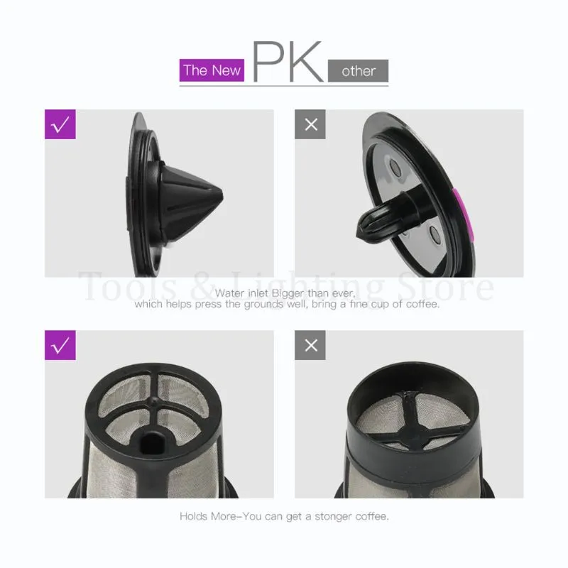 Refillable Coffee Filter Cup Reusable Coffee Pod Filled Capsule Compatible With Keurig 2.0 1.0 K Cup Coffee Makers
Refillable Coffee Filter Cup Reusable Coffee Pod Filled Capsule Compatible With Keurig 2.0 1.0 K Cup Coffee Makers
