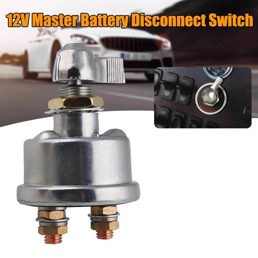 12V Car Master Battery Switch Disconnect Isolator Cut off Terminal Master Switch Boat Marine Truck Auto Battery Power Switch
12V Car Master Battery Switch Disconnect Isolator Cut off Terminal Master Switch Boat Marine Truck Auto Battery Power Switch