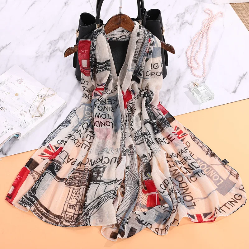 England Style Chiffon Hijab Summer Autumn Women Fashion Shawl Hijab Scarf Holiday Beach 180CM Scarves
England Style Chiffon Hijab Summer Autumn Women Fashion Shawl Hijab Scarf Holiday Beach 180CM Scarves