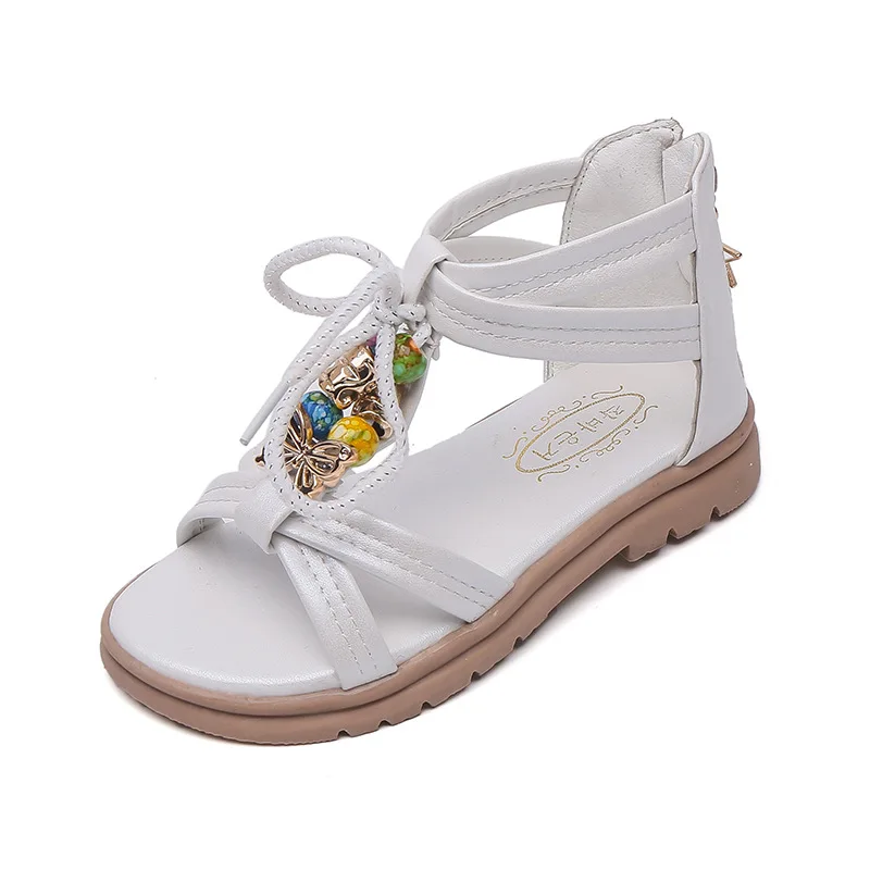 Сандалии для девочек, Новинка лета 2021, гладиаторы, детская обувь в римском стиле, обувь принцессы с бусинами, мягкая нескользящая подошва, Ст... 
Сандалии для девочек, Новинка лета 2021, гладиаторы, детская обувь в римском стиле, обувь принцессы с бусинами, мягкая нескользящая подошва, Ст...